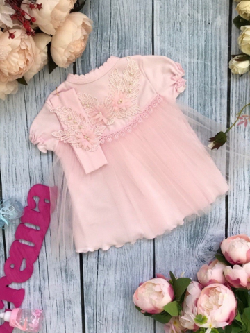 Купить оптом 160 - К/Р. Платье с повязкой на голову,хлопок 100 % интерлок 56,62,68 в Астрахани