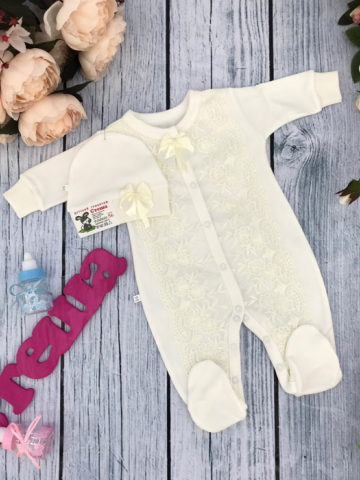 Купить оптом 216-М. Комбинезон с шапкой,100% хлопок интерлок в Астрахани